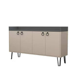 Beatrix Sideboard-L.Mocha-A.Grey-Modern Furniture Deals