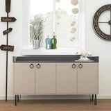 Beatrix Sideboard-L.Mocha-A.Grey-Modern Furniture Deals