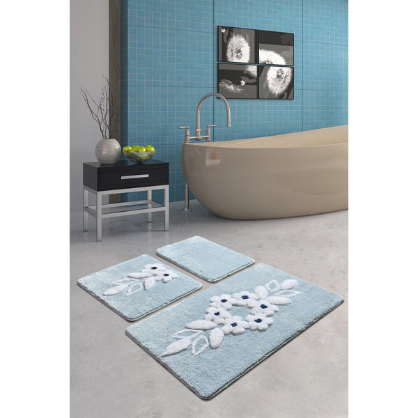 Bella - Blue Bath Mat-Bath Mat-[sale]-[design]-[modern]-Modern Furniture Deals