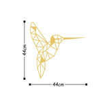 BIRD METAL DECOR - GOLD Wall Art-Metal Wall Art-[sale]-[design]-[modern]-Modern Furniture Deals