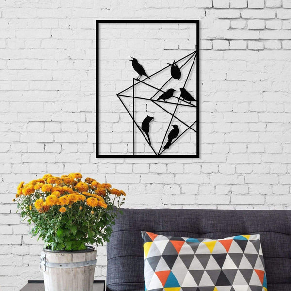 Birds Metal Wall Art-Modern Furniture Deals