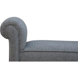 Black Tweed Bedroom Bench-Modern Furniture Deals