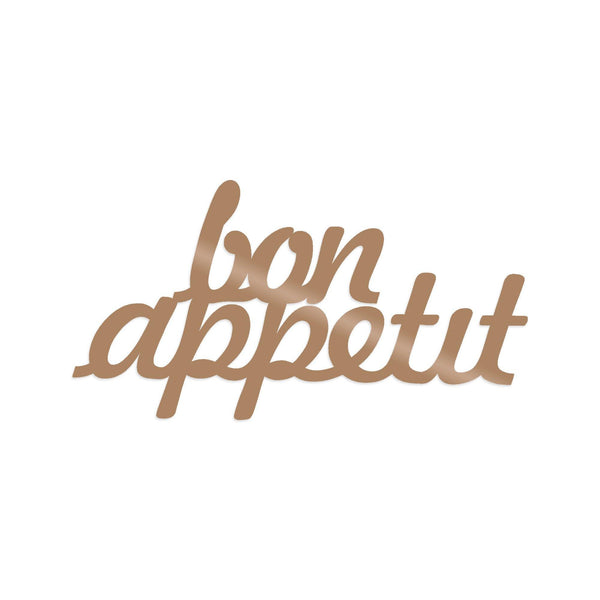 BON APPETIT 1 - COPPER Wall Art-Metal Wall Art-[sale]-[design]-[modern]-Modern Furniture Deals