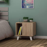 Bordox Night Stand-Oak-Modern Furniture Deals