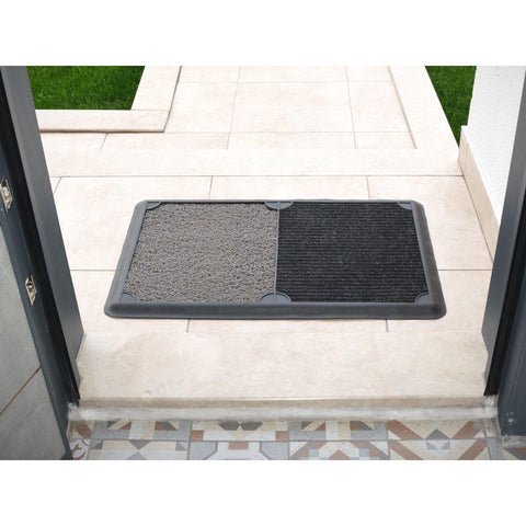 B'Safe Duo - Grey-HOME TEXTILE>DOOR MAT-[sale]-[design]-[modern]-Modern Furniture Deals