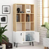 Bueno Bookcase-Grey-Mocha-Modern Furniture Deals