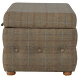 Buttoned Storage Footstool-Modern Furniture Deals