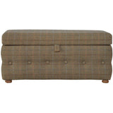 Buttoned Storage Footstool-Modern Furniture Deals