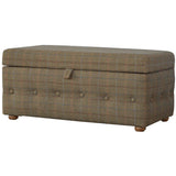 Buttoned Storage Footstool-Modern Furniture Deals