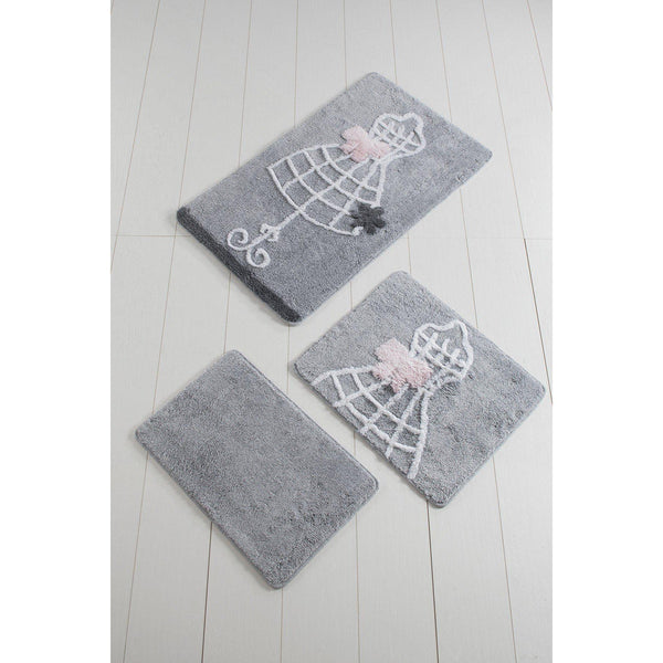 Cloth Grey 2 Bath Mat-Bath Mat-[sale]-[design]-[modern]-Modern Furniture Deals