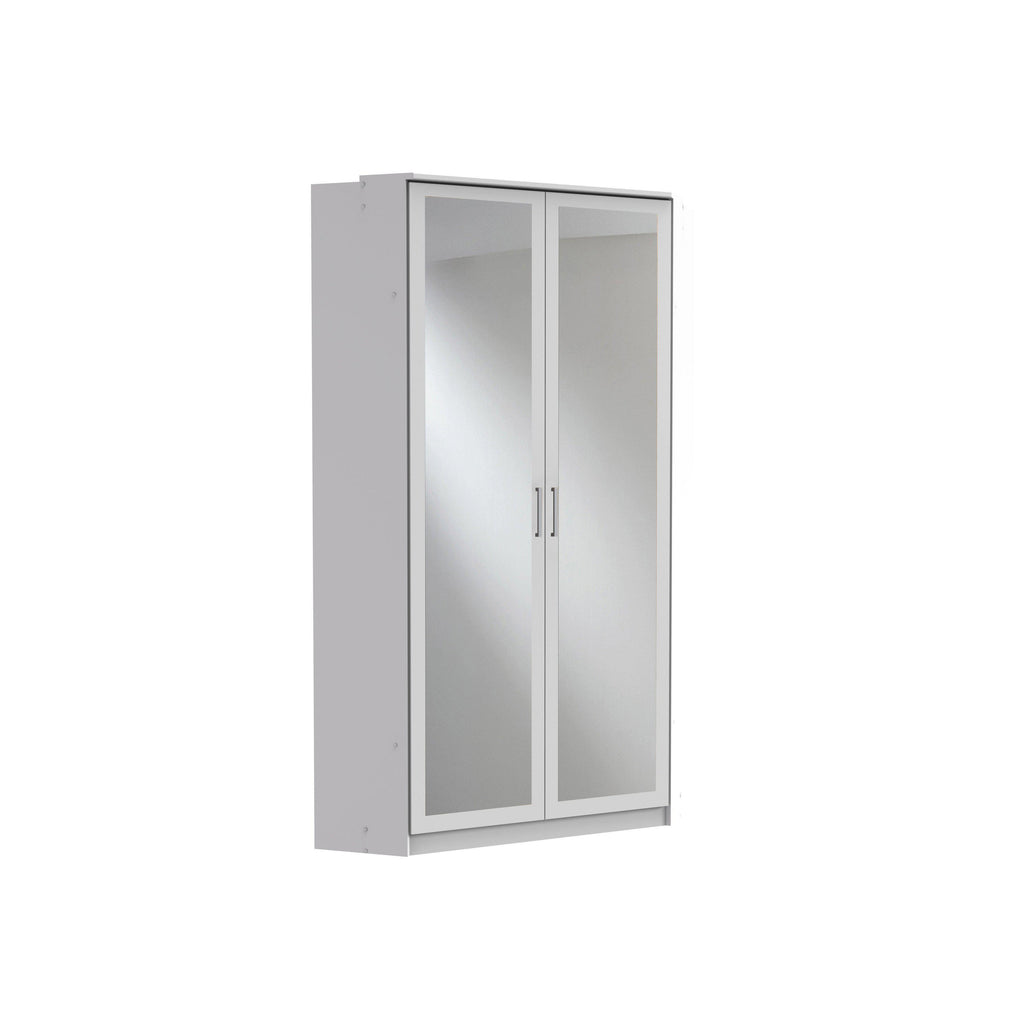 Compact top corner wardrobe