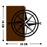 Compass Black Metal Wall Art-Metal Wall Art-[sale]-[design]-[modern]-Modern Furniture Deals