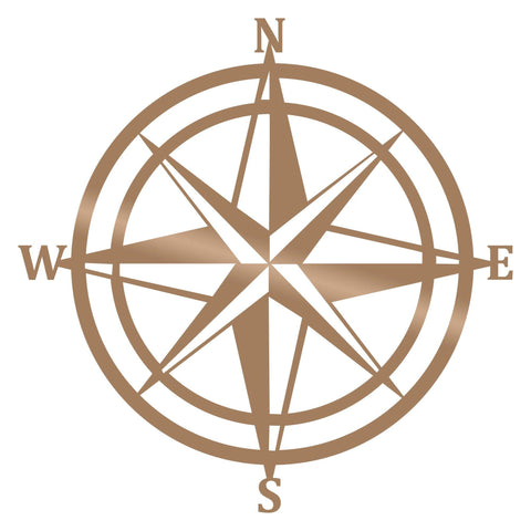 COMPASS - COPPER Wall Art-Metal Wall Art-[sale]-[design]-[modern]-Modern Furniture Deals