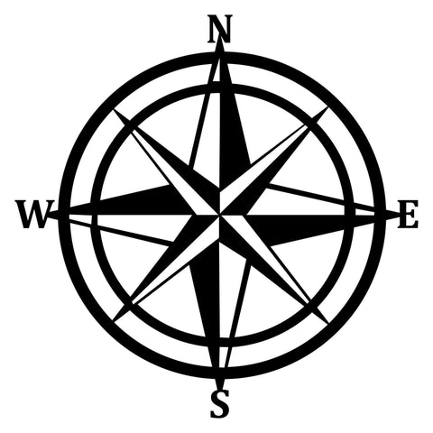 COMPASS Wall Art-Metal Wall Art-[sale]-[design]-[modern]-Modern Furniture Deals