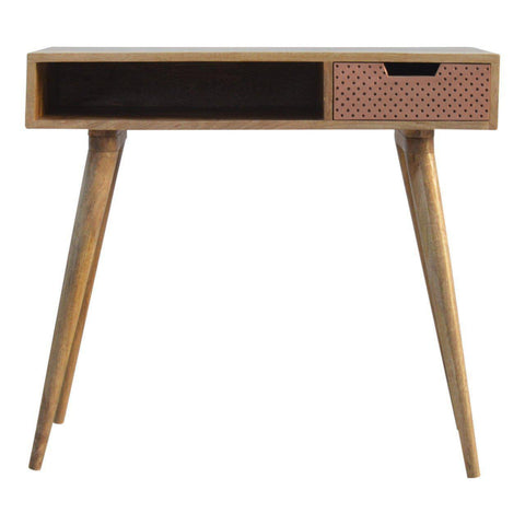 Copper Plated Writing Desk-Modern Furniture Deals