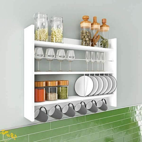 Corte Kitchen Shelf-White-Modern Furniture Deals