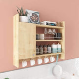 Corte One Door Kitchen Rack-White-Modern Furniture Deals