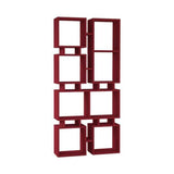 Cube Divider Bookcase-Red-Modern Furniture Deals