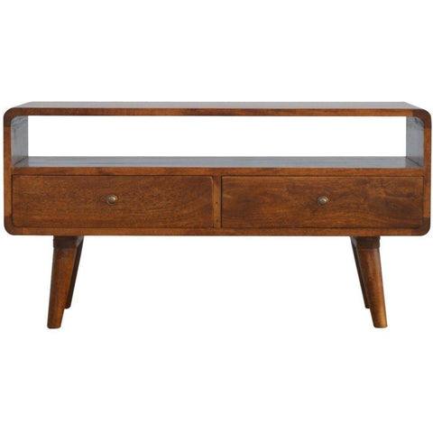 Curved Media Unit-Modern Furniture Deals