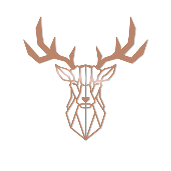 DEER2 - COPPER Wall Art-Metal Wall Art-[sale]-[design]-[modern]-Modern Furniture Deals