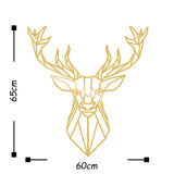 DEER4 - GOLD Wall Art-Metal Wall Art-[sale]-[design]-[modern]-Modern Furniture Deals