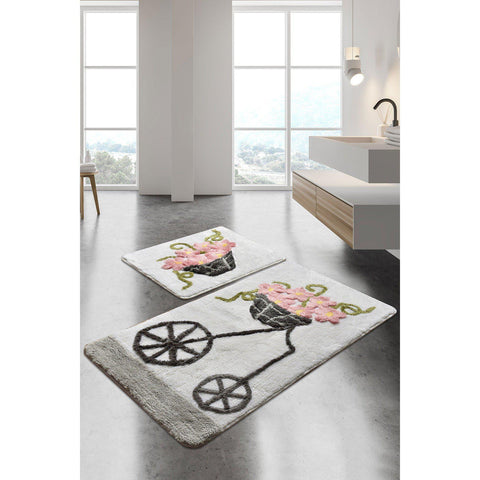 Dore Pink Bath Mat-Bath Mat-[sale]-[design]-[modern]-Modern Furniture Deals