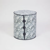 Dots Waves Pouffe-FURNITURE>POUFFES-[sale]-[design]-[modern]-Modern Furniture Deals