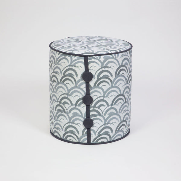 Dots Waves Pouffe-FURNITURE>POUFFES-[sale]-[design]-[modern]-Modern Furniture Deals