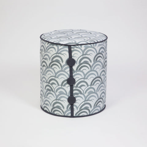 Dots Waves Pouffe-FURNITURE>POUFFES-[sale]-[design]-[modern]-Modern Furniture Deals