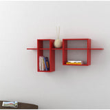 Eclipse Wall Shelf-Red-Modern Furniture Deals