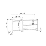 EDNA Shoe Bench - Ancient White - Ancient White-FURNITURE>SHOE STORAGES-[sale]-[design]-[modern]-Modern Furniture Deals