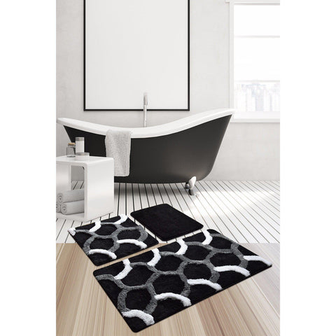 Elegant - Black 3 Bath Mat-Bath Mat-[sale]-[design]-[modern]-Modern Furniture Deals