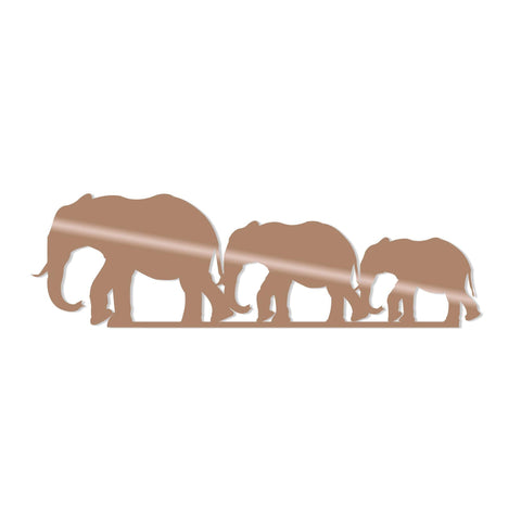 ELEPHANTS - COPPER Wall Art-Metal Wall Art-[sale]-[design]-[modern]-Modern Furniture Deals