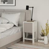 Ema Night Stand-A.White-Mocha-Modern Furniture Deals