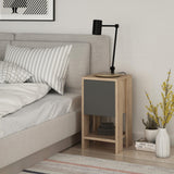 Ema Night Stand-Oak-Anthracite-Modern Furniture Deals