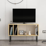 EMIL Tv Stand Oak - Anthracite-FURNITURE>TV STANDS>TV STAND-[sale]-[design]-[modern]-Modern Furniture Deals