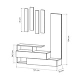 Featured Hall Stand-L.Mocha-A.Grey-Modern Furniture Deals