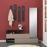 Featured Hall Stand-L.Mocha-A.Grey-Modern Furniture Deals