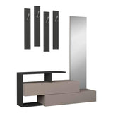 Featured Hall Stand-L.Mocha-A.Grey-Modern Furniture Deals