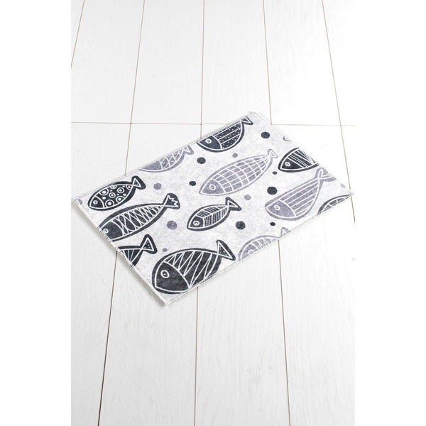 Fish DJT - White (40 x 60) Bath Mat-Bath Mat-[sale]-[design]-[modern]-Modern Furniture Deals