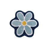 Flower - Blue 5 Bath Mat-Bath Mat-[sale]-[design]-[modern]-Modern Furniture Deals