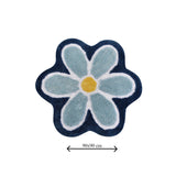 Flower - Blue 5 Bath Mat-Bath Mat-[sale]-[design]-[modern]-Modern Furniture Deals