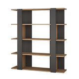Gala Bookcase-Grey-Oak-Modern Furniture Deals