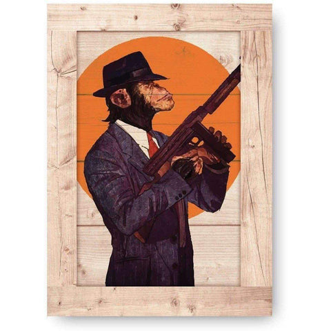 Gangsta Wooden Print-Modern Furniture Deals