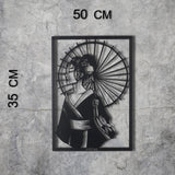 GEISHA Wall Art-Metal Wall Art-[sale]-[design]-[modern]-Modern Furniture Deals