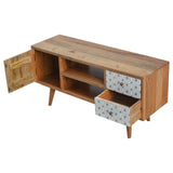 Geometric Printed Nordic Media Unit-Modern Furniture Deals