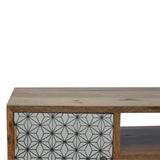Geometric Printed Nordic Media Unit-Modern Furniture Deals