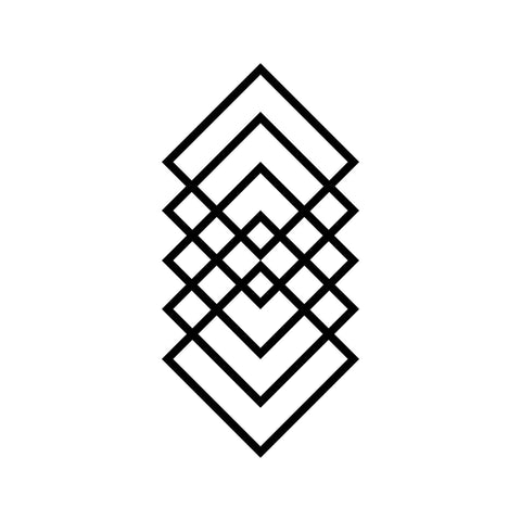 GEOMETRY - BLACK Wall Art-Metal Wall Art-[sale]-[design]-[modern]-Modern Furniture Deals