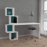 Gravity Desk-White-Burgundy-Modern Furniture Deals