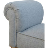 Grey Tweed Bedroom Bench-Modern Furniture Deals